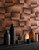 RW7791971A Rust Geometric Wallpaper