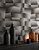 RW7791975A Brown Geometric Wallpaper