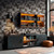 RW7791975A Brown Geometric Wallpaper
