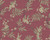 RW97704P Burgundy Botanical Motif Wallpaper
