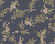 RW97708P Dark Blue Botanical Motif Wallpaper