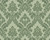 RW97746P Green Damask Wallpaper