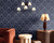 RW97747P Blue Damask Wallpaper