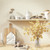 RW735746M Cream Linen Effect Wallpaper