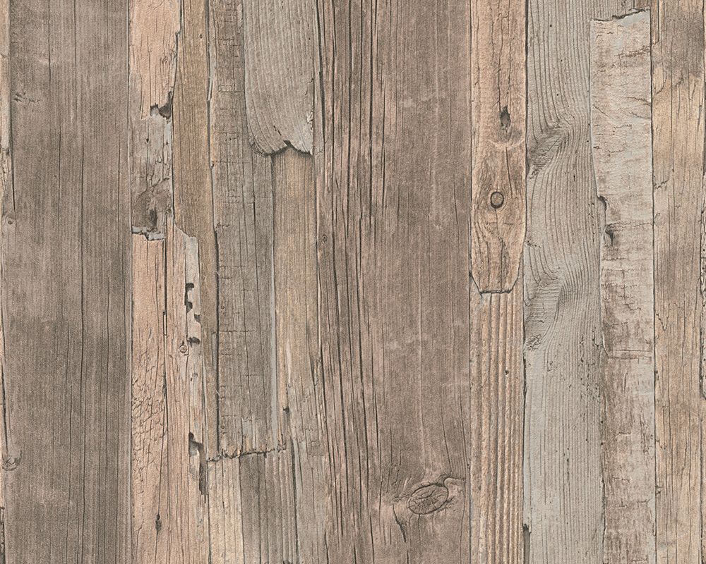 wood floor effect wallpaper