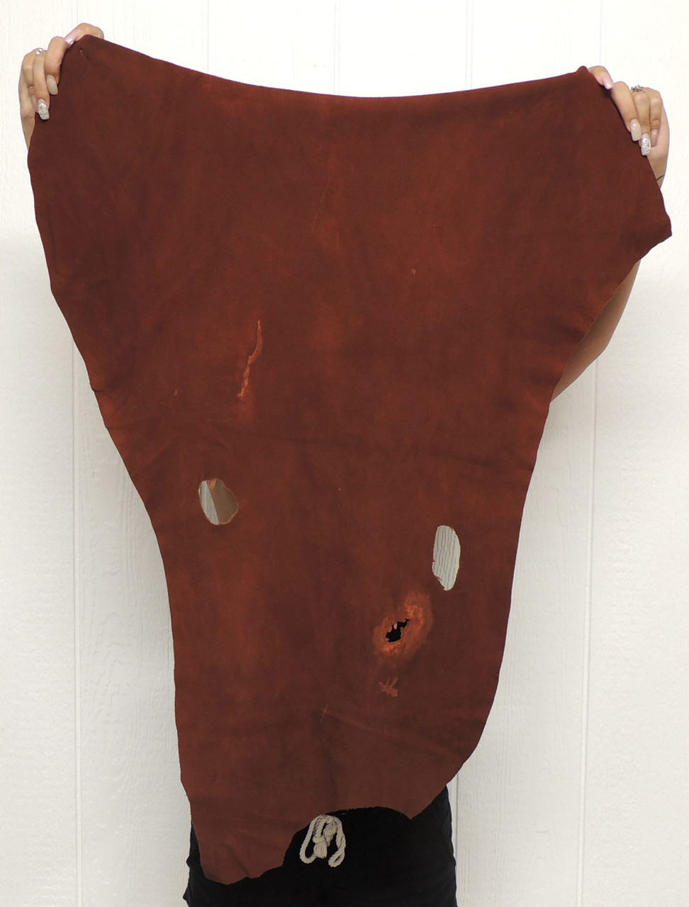 Deerskin Leather - Suede Split - Whiskey - 2-2.5 oz. - 4.75 Square Feet ...