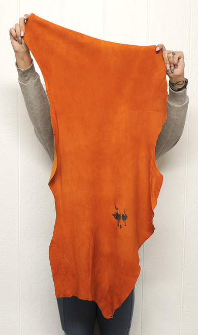 RUST DEERSKIN Leather Hide for Native American Crafts Buckskins Cosplay LARP Costumes Laces Medicine Bags  (1-68)