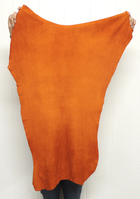 RUST DEERSKIN Leather Hide for Native American Crafts Buckskins Cosplay LARP Costumes Laces Medicine Bags  (1-45)