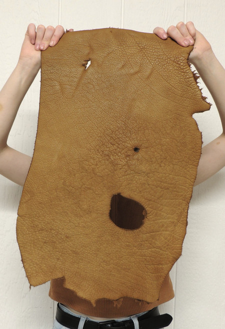 10-11 oz. Full Grain Buffalo Bison Leather Hide for Native American SASS Cowboy Crafts Moccasins Buckskins LARP  SCA Cosplay Costumes  12-23