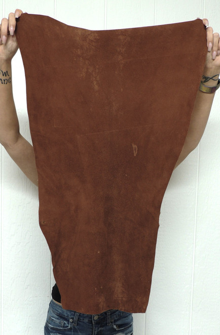 COCOA DEERSKIN Leather Hide for Native American Crafts Buckskins Cosplay LARP Costumes Laces Medicine Bags 1-62