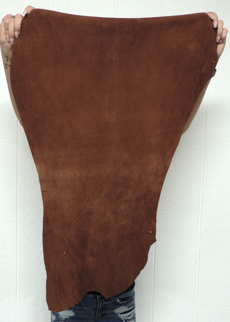 COCOA DEERSKIN Leather Hide for Native American Crafts Buckskins Cosplay LARP Costumes Laces Medicine Bags 1-57