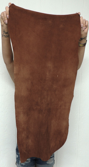 COCOA DEERSKIN Leather Hide for Native American Crafts Buckskins Cosplay LARP Costumes Laces Medicine Bags 1-42
