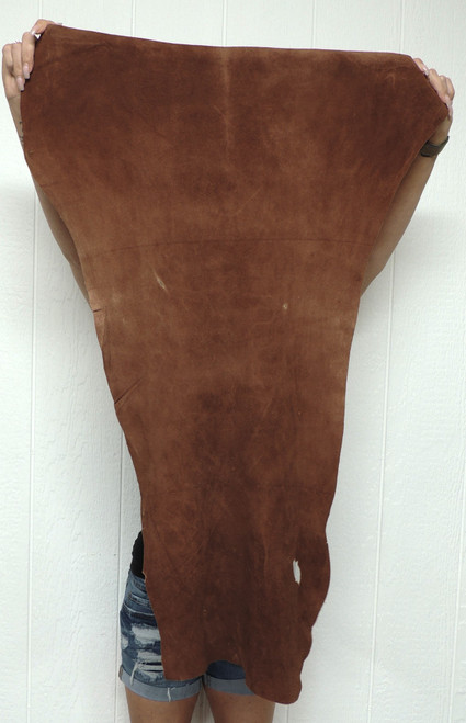 COCOA DEERSKIN Leather Hide for Native American Crafts Buckskins Cosplay LARP Costumes Laces Medicine Bags 1-53