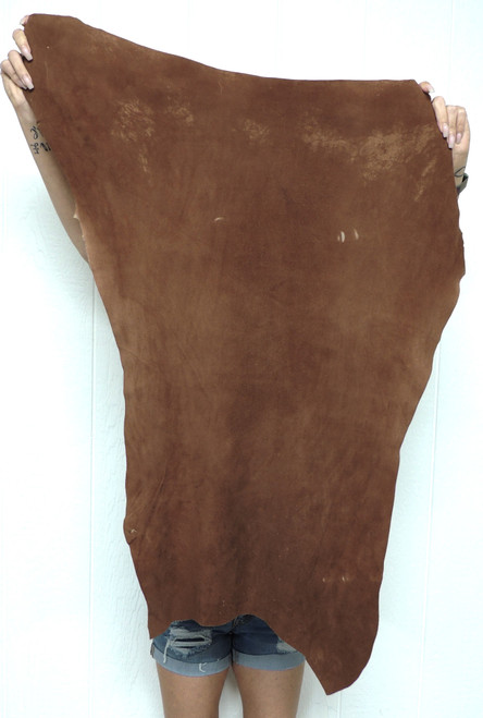 COCOA DEERSKIN Leather Hide for Native American Crafts Buckskins Cosplay LARP Costumes Laces Medicine Bags 1-35