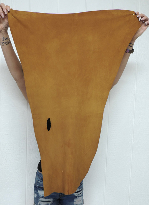 CINNAMON DEERSKIN Leather Hide for Native American Crafts Buckskins Cosplay LARP Costumes Laces Medicine Bags 1-13