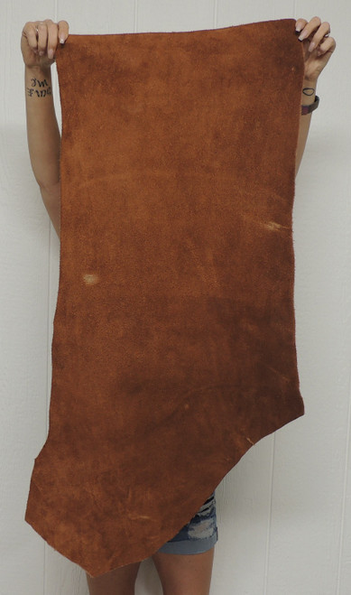 4-6 oz. ACORN Buffalo Bison Leather Hide for Native American SASS Cowboy Crafts Moccasins Buckskins LARP  SCA Cosplay Costumes 2-43