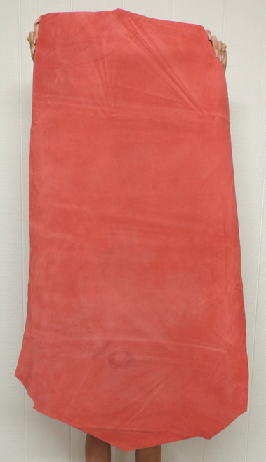 PINK Cowhide Leather for Bags Totes Moccasins Cases Handbags Costumes Inlays Journals 1-2