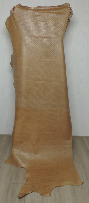 BASKET WEAVE Cowhide Leather for Handbags Journal Covers Clothing Upholstery Crafts Inlays 5-44