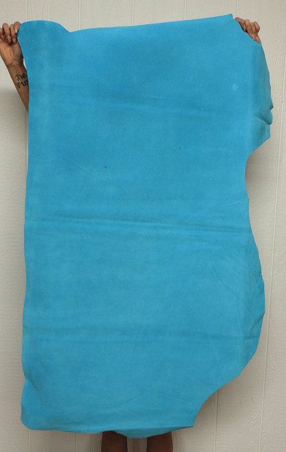TURQUOISE Cowhide Leather for Bags Totes Moccasins Cases Handbags Costumes Inlays Journals1-7