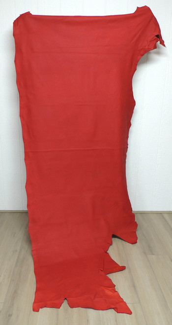 RED Cowhide Leather for Purses Upholstery Crafts Laces  6-62