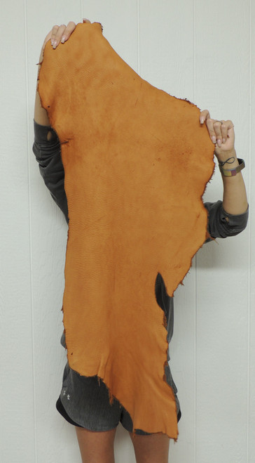 6-8 oz. Full Grain ELK Leather Hide for Native American SASS Cowboy Crafts Moccasins Buckskins Pouches Indian Art Laces Taxidermy ep-3