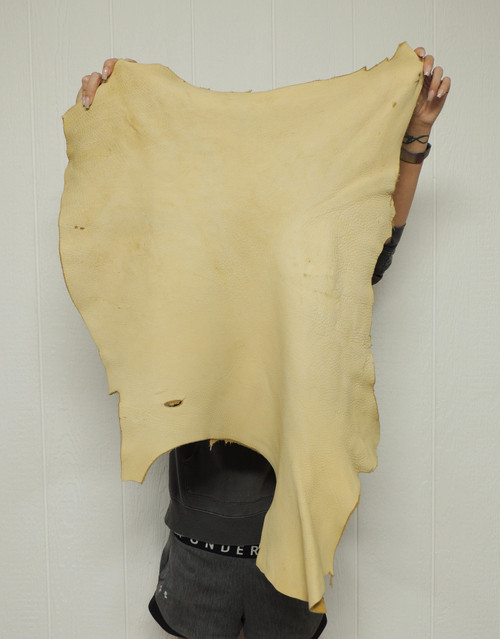 6-8 oz. Full Grain ELK Leather Hide for Native American SASS Cowboy Crafts Moccasins Buckskins Pouches Indian Art Laces Taxidermy ep-12