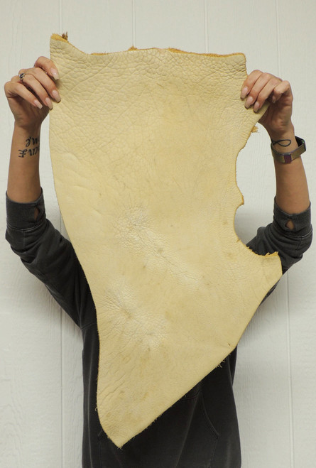 9-11 oz. Full Grain Buffalo Bison Leather Hide for Native American SASS Cowboy Crafts Moccasins Buckskins LARP  SCA Cosplay Costumes  17-16