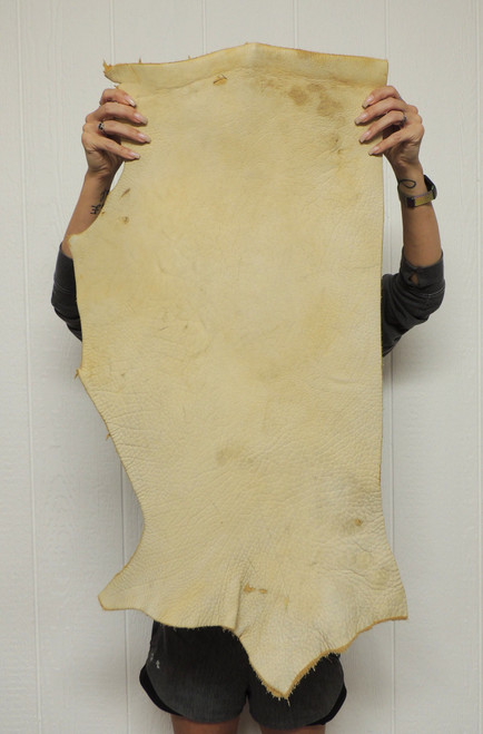 10-11 oz. Full Grain Buffalo Bison Leather Hide for Native American SASS Cowboy Crafts Moccasins Buckskins LARP  SCA Cosplay Costumes  17-11