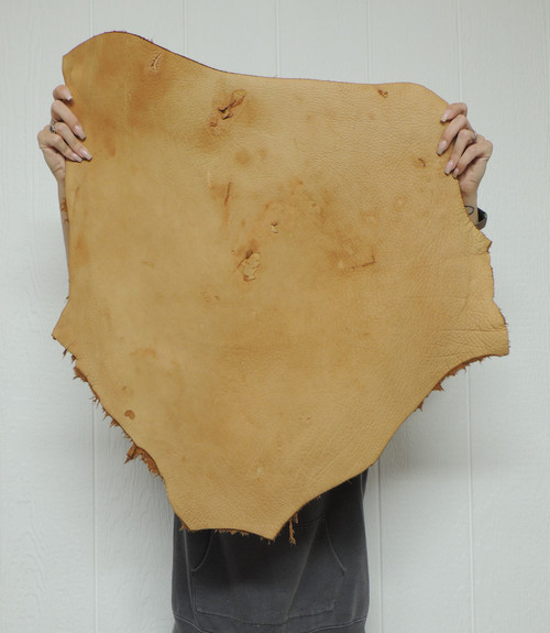 10-12 oz. Full Grain Buffalo Bison Leather Hide for Native American SASS Cowboy Crafts Moccasins Buckskins LARP  SCA Cosplay Costumes  17-37