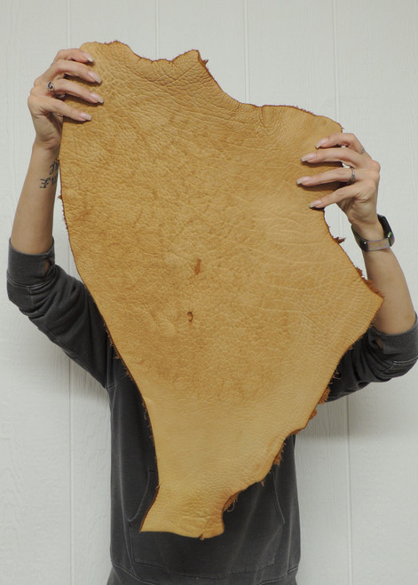 10-12 oz. Full Grain Buffalo Bison Leather Hide for Native American SASS Cowboy Crafts Moccasins Buckskins LARP  SCA Cosplay Costumes  17-34