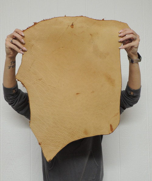 10-12 oz. Full Grain Buffalo Bison Leather Hide for Native American SASS Cowboy Crafts Moccasins Buckskins LARP  SCA Cosplay Costumes  17-33