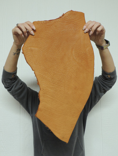 10-12 oz. Full Grain Buffalo Bison Leather Hide for Native American SASS Cowboy Crafts Moccasins Buckskins LARP  SCA Cosplay Costumes  17-25