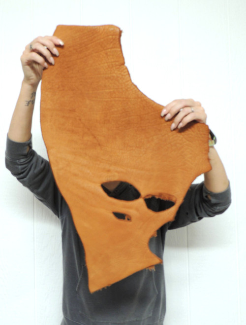 11-13 oz. Full Grain Buffalo Bison Leather Hide for Native American SASS Cowboy Crafts Moccasins Buckskins LARP  SCA Cosplay Costumes  17-29