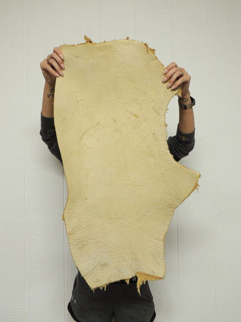 11-13 oz. Full Grain Buffalo Bison Leather Hide for Native American SASS Cowboy Crafts Moccasins Buckskins LARP  SCA Cosplay Costumes  17-12