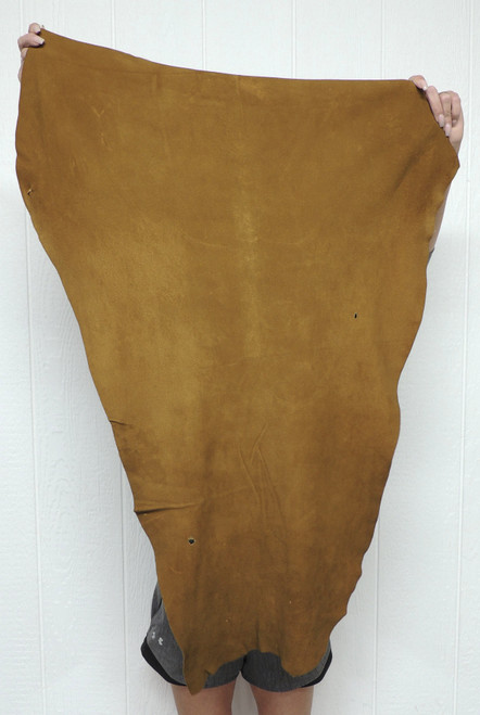TOBACCO DEERSKIN Leather Hide for Native American Crafts Buckskins Cosplay LARP Costumes Laces Medicine Bags 1-5