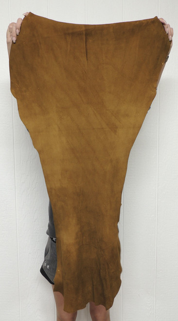 TOBACCO DEERSKIN Leather Hide for Native American Crafts Buckskins Cosplay LARP Costumes Laces Medicine Bags 1-9