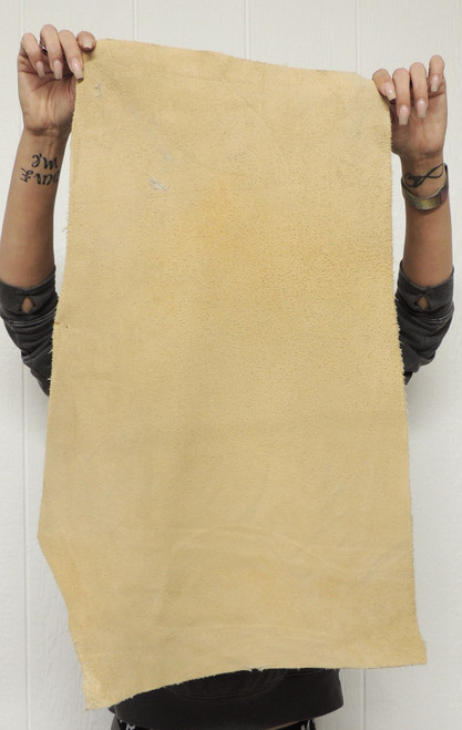 4-6 oz. BRAINTAN Buffalo Bison Leather Hide for Native American SASS Cowboy Crafts Moccasins Buckskins SCA LARP Cosplay Costumes 2-56