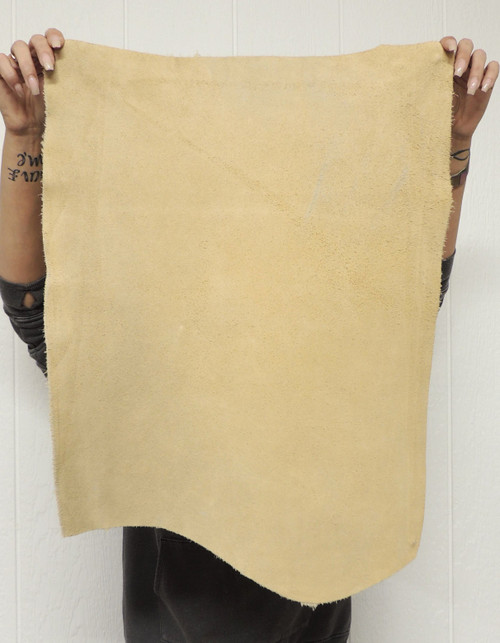 4-6 oz. BRAINTAN Buffalo Bison Leather Hide for Native American SASS Cowboy Crafts Moccasins Buckskins SCA LARP Cosplay Costumes 2-55