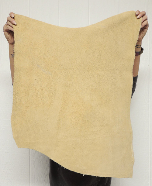 4-6 oz. BRAINTAN Buffalo Bison Leather Hide for Native American SASS Cowboy Crafts Moccasins Buckskins SCA LARP Cosplay Costumes 2-53