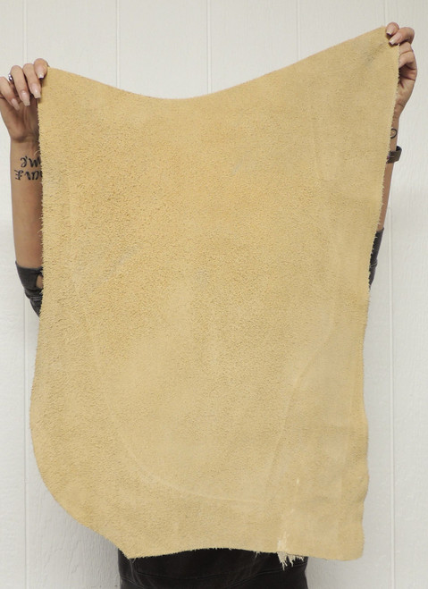 4-6 oz. BRAINTAN Buffalo Bison Leather Hide for Native American SASS Cowboy Crafts Moccasins Buckskins SCA LARP Cosplay Costumes 2-64