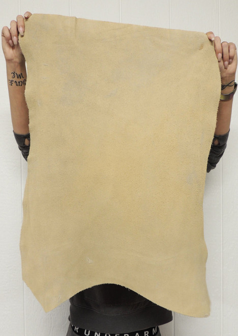 4-6 oz. BRAINTAN Buffalo Bison Leather Hide for Native American SASS Cowboy Crafts Moccasins Buckskins SCA LARP Cosplay Costumes 2-60