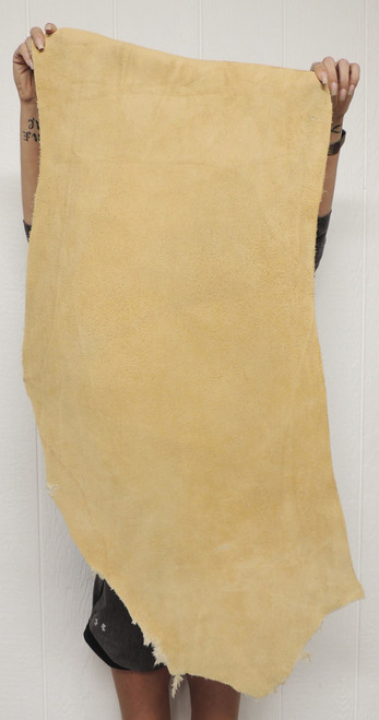 4-6 oz. BRAINTAN Buffalo Bison Leather Hide for Native American SASS Cowboy Crafts Moccasins Buckskins SCA LARP Cosplay Costumes 2-67