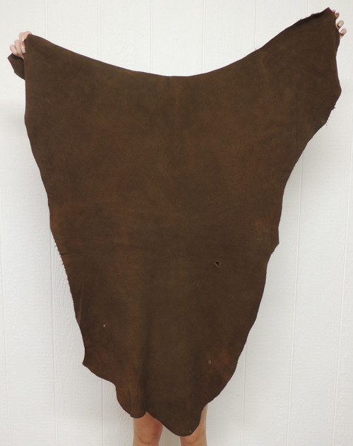 4-6 oz. SADDLE BROWN Leather Hide for Native American SASS Western Crafts Buckskin Regalia Clothing Leather Laces Cosplay Costumes Laces Taxidermy 1-2