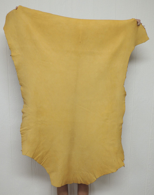 3-5 oz. Full Grain CREAM ELK Leather Hide for Native American Crafts Buckskin Regalia Clothing Moccasins Bags Leather Laces Cosplay 1-18