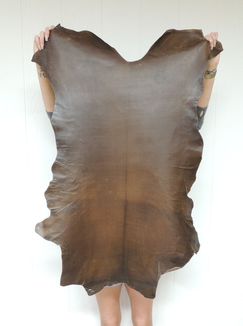 Buckskin Leather - Grain - Old West - 2.0-2.25 oz. - 6.5 Square Feet (Hide #1-86)