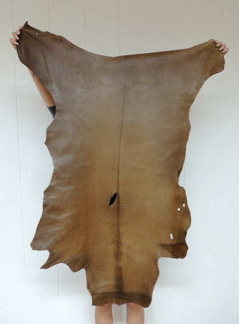 Buckskin Leather - Grain - Old West - 2.0-2.25 oz. - 7.75 Square Feet (Hide #1-75)