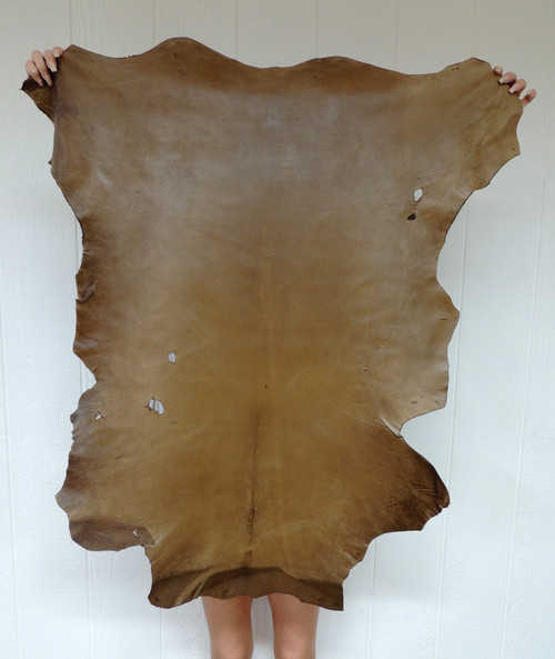 Buckskin Leather - Grain - Old West - 2.0-2.25 oz. - 7.75 Square Feet (Hide #1-70)