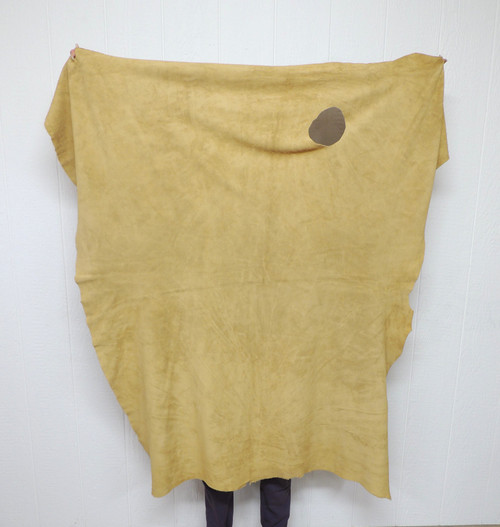 4-5 oz. BRAINTAN BUFFALO CALF Leather Hide for Native American SASS SCA LARP Crafts Moccasins Bags  Buckskin Clothing Scabbards Quivers 1-24