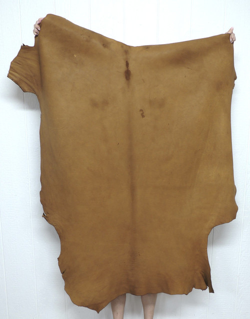Buffalo Calf Leather - Full Grain - Saddle - 8-9 oz. - 21.0 Square Feet (Hide #2-14)