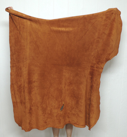 Buffalo Calf Leather - Suede Split - Acorn - 4-5 oz. - 25.0 Square Feet (Hide #1-26)